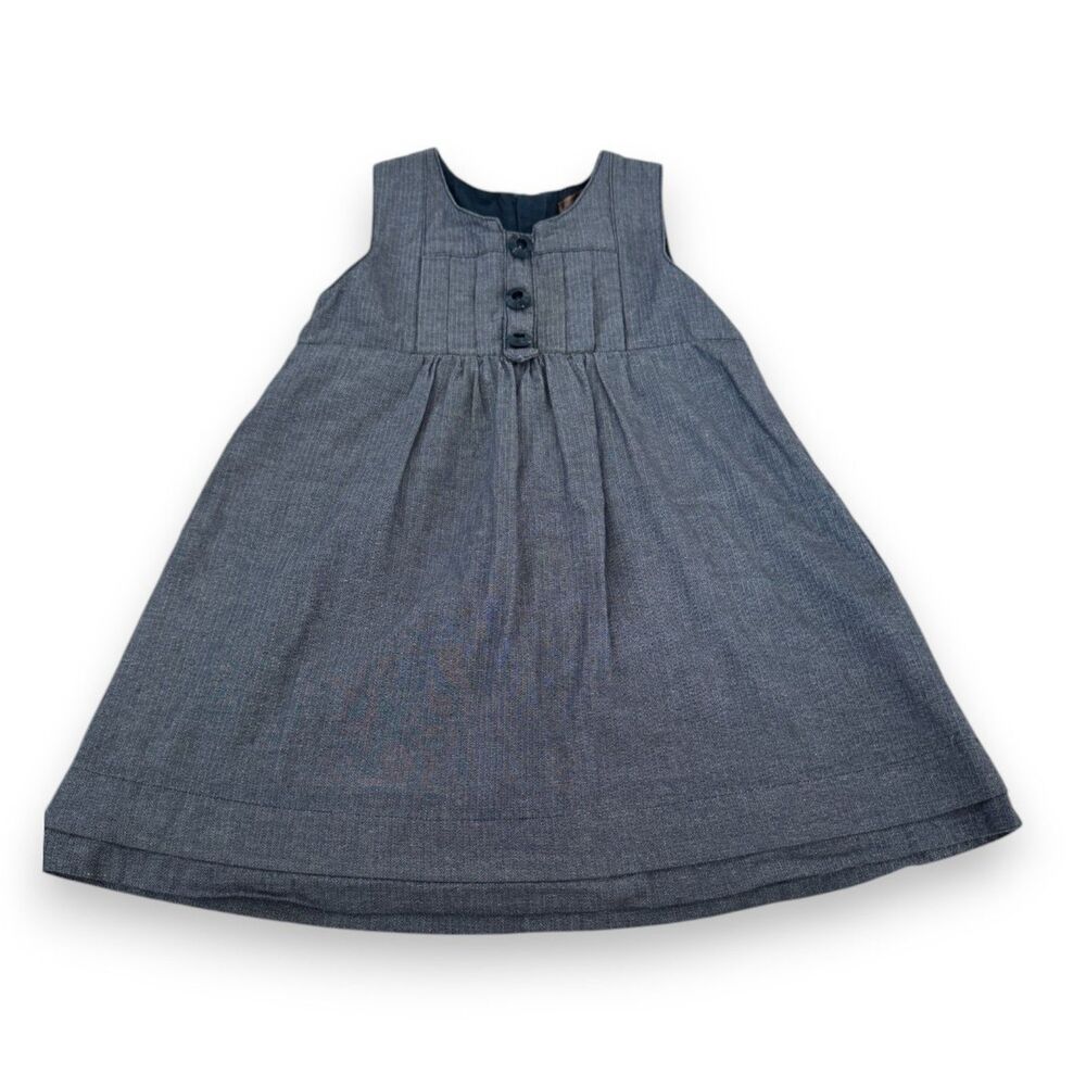 Matilda Jane Study Hall Dress Girls You & Me Homeroom Lined Jumper Size 4 VGUC